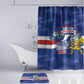 Cabo Verde Football 2026 Bathroom Set Forca Tubaroes Azuis