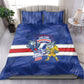 Cabo Verde Football 2026 Bedding Set Forca Tubaroes Azuis