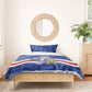 Cabo Verde Football 2026 Bedding Set Forca Tubaroes Azuis