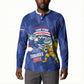 Cabo Verde Football 2026 Custom Button Sweatshirt Forca Tubaroes Azuis