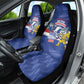 Cabo Verde Football 2026 Car Seat Cover Forca Tubaroes Azuis