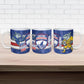 Cabo Verde Football 2026 Custom Ceramic Mug Forca Tubaroes Azuis