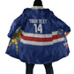 Cabo Verde Football 2026 Custom Cloak Forca Tubaroes Azuis