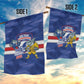 Cabo Verde Football 2026 Garden Flag Forca Tubaroes Azuis