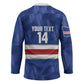 Cabo Verde Football 2026 Custom Hockey Jersey Forca Tubaroes Azuis
