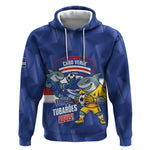 Cabo Verde Football 2026 Custom Hoodie Forca Tubaroes Azuis