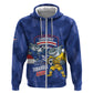 Cabo Verde Football 2026 Custom Hoodie Forca Tubaroes Azuis