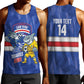 Cabo Verde Football 2026 Custom Men Tank Top Forca Tubaroes Azuis