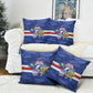 Cabo Verde Football 2026 Pillow Cover Forca Tubaroes Azuis