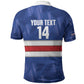 Cabo Verde Football 2026 Custom Polo Shirt Forca Tubaroes Azuis