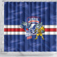 Cabo Verde Football 2026 Shower Curtain Forca Tubaroes Azuis