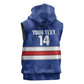 Cabo Verde Football 2026 Custom Sleeveless Hoodie Forca Tubaroes Azuis