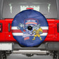 Cabo Verde Football 2026 Spare Tire Cover Forca Tubaroes Azuis