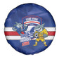 Cabo Verde Football 2026 Spare Tire Cover Forca Tubaroes Azuis