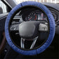 Cabo Verde Football 2026 Steering Wheel Cover Forca Tubaroes Azuis