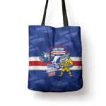 Cabo Verde Football 2026 Tote Bag Forca Tubaroes Azuis
