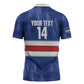 Cabo Verde Football 2026 Custom Zipper Polo Shirt Forca Tubaroes Azuis