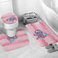 Cabo Verde Football 2026 Custom Bathroom Set Tubaroes Azuis Goalkeeper Pink Jersey