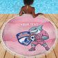 Cabo Verde Football 2026 Custom Beach Blanket Tubaroes Azuis Goalkeeper Pink Jersey