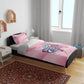 Cabo Verde Football 2026 Custom Bedding Set Tubaroes Azuis Goalkeeper Pink Jersey