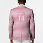 Cabo Verde Football 2026 Custom Blazer Tubaroes Azuis Goalkeeper Pink Jersey