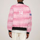 Cabo Verde Football 2026 Custom Bomber Jacket Tubaroes Azuis Goalkeeper Pink Jersey