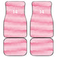 Cabo Verde Football 2026 Custom Car Mats Tubaroes Azuis Goalkeeper Pink Jersey