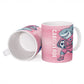 Cabo Verde Football 2026 Custom Ceramic Mug Tubaroes Azuis Goalkeeper Pink Jersey