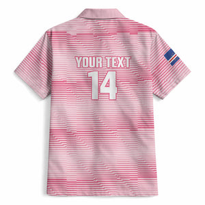 Cabo Verde Football 2026 Custom Hawaiian Shirt Tubaroes Azuis Goalkeeper Pink Jersey