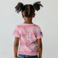 Cabo Verde Football 2026 Custom Kid T shirt Tubaroes Azuis Goalkeeper Pink Jersey