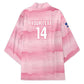 Cabo Verde Football 2026 Custom Kimono Tubaroes Azuis Goalkeeper Pink Jersey