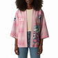 Cabo Verde Football 2026 Custom Kimono Tubaroes Azuis Goalkeeper Pink Jersey