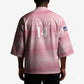 Cabo Verde Football 2026 Custom Kimono Tubaroes Azuis Goalkeeper Pink Jersey