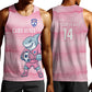 Cabo Verde Football 2026 Custom Men Tank Top Tubaroes Azuis Goalkeeper Pink Jersey