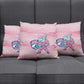 Cabo Verde Football 2026 Custom Pillow Cover Tubaroes Azuis Goalkeeper Pink Jersey