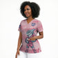 Cabo Verde Football 2026 Custom Scrub Top Tubaroes Azuis Goalkeeper Pink Jersey