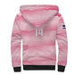 Cabo Verde Football 2026 Custom Sherpa Hoodie Tubaroes Azuis Goalkeeper Pink Jersey