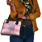 Cabo Verde Football 2026 Custom Shoulder Handbag Tubaroes Azuis Goalkeeper Pink Jersey