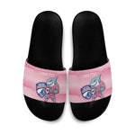Cabo Verde Football 2026 Custom Slide Sandals Tubaroes Azuis Goalkeeper Pink Jersey