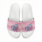Cabo Verde Football 2026 Custom Slide Sandals Tubaroes Azuis Goalkeeper Pink Jersey