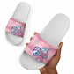 Cabo Verde Football 2026 Custom Slide Sandals Tubaroes Azuis Goalkeeper Pink Jersey