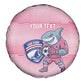 Cabo Verde Football 2026 Custom Spare Tire Cover Tubaroes Azuis Goalkeeper Pink Jersey