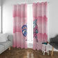 Cabo Verde Football 2026 Custom Window Curtain Tubaroes Azuis Goalkeeper Pink Jersey