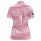 Cabo Verde Football 2026 Custom Women Polo Shirt Tubaroes Azuis Goalkeeper Pink Jersey