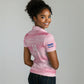Cabo Verde Football 2026 Custom Women Polo Shirt Tubaroes Azuis Goalkeeper Pink Jersey