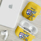 Cabo Verde Football 2026 Custom AirPods Case Tubaroes Azuis Goalkeeper Yellow Jersey