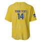 Cabo Verde Football 2026 Custom Baseball Jersey Tubaroes Azuis Goalkeeper Yellow Jersey