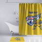 Cabo Verde Football 2026 Custom Bathroom Set Tubaroes Azuis Goalkeeper Yellow Jersey