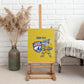 Cabo Verde Football 2026 Custom Canvas Wall Art Tubaroes Azuis Goalkeeper Yellow Jersey