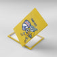 Cabo Verde Football 2026 Custom Canvas Wall Art Tubaroes Azuis Goalkeeper Yellow Jersey